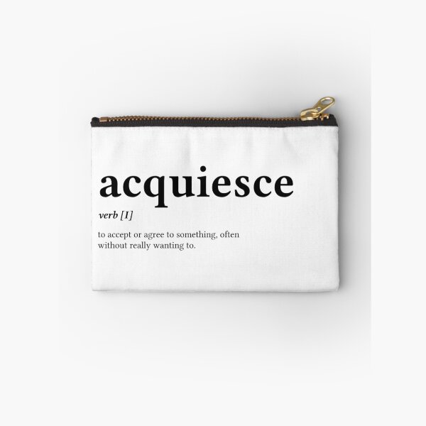 Item preview, Acquiesce Word Definition - Left Black Text designed and sold by Word Definitions.