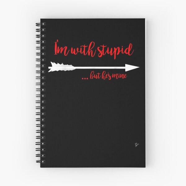 Item preview, Im With Stupid But He Is Mine Funny Valentine's Day  designed and sold by vergielx.