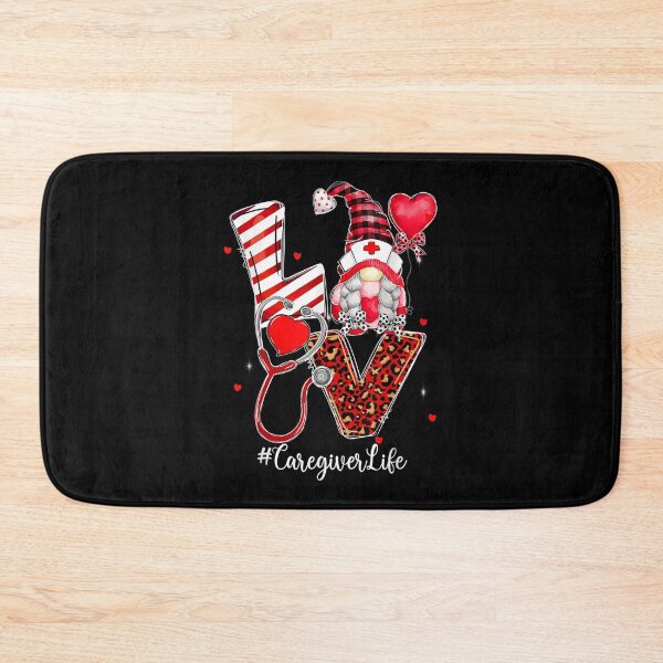 Item preview, Leopard Plaid Gnome Love Caregiver Life Valentines Day  designed and sold by vergielx.