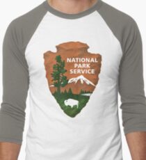 National Park Service Men's Baseball ¾ T-Shirt