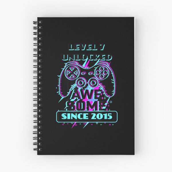 Item preview, 7 Yrs Old Gift Boy Level 7 Unlocked Awesome 2015 Birthday  designed and sold by vergielx.