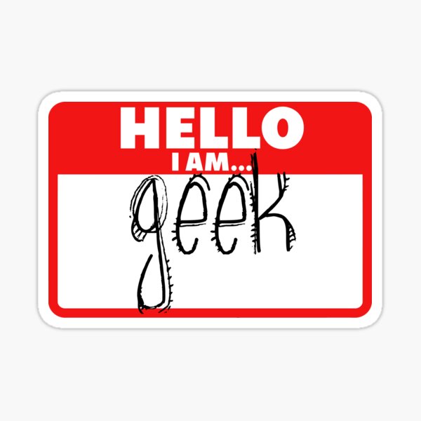 Aperçu de l'œuvre Geek créée et vendue par itwasallmydream.