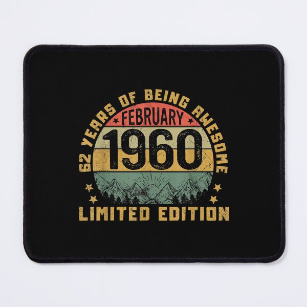 Item preview, Born In February 1960 62 Yrs Vintage 62nd Birthday Gift  designed and sold by vergielx.