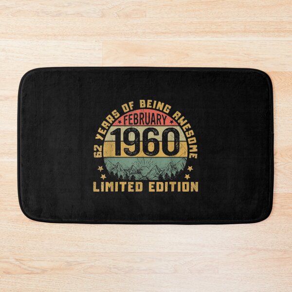 Item preview, Born In February 1960 62 Yrs Vintage 62nd Birthday Gift  designed and sold by vergielx.