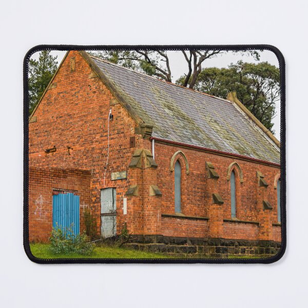 Item preview, Abandoned heritage listed methodist church on a gloomy day at Nerrina Ballarat designed and sold by James-Cole.