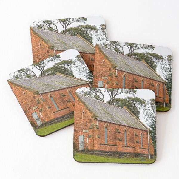 Item preview, Abandoned heritage listed methodist church on a gloomy day at Nerrina Ballarat designed and sold by James-Cole.