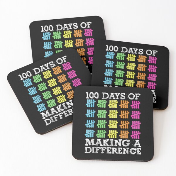 Item preview, 100 Days Of Making A Difference Kids School Teachers  designed and sold by vergielx.