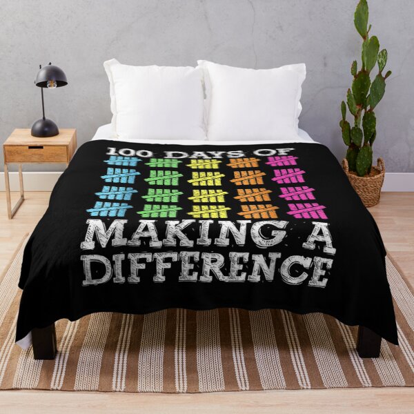 Item preview, 100 Days Of Making A Difference Kids School Teachers  designed and sold by vergielx.
