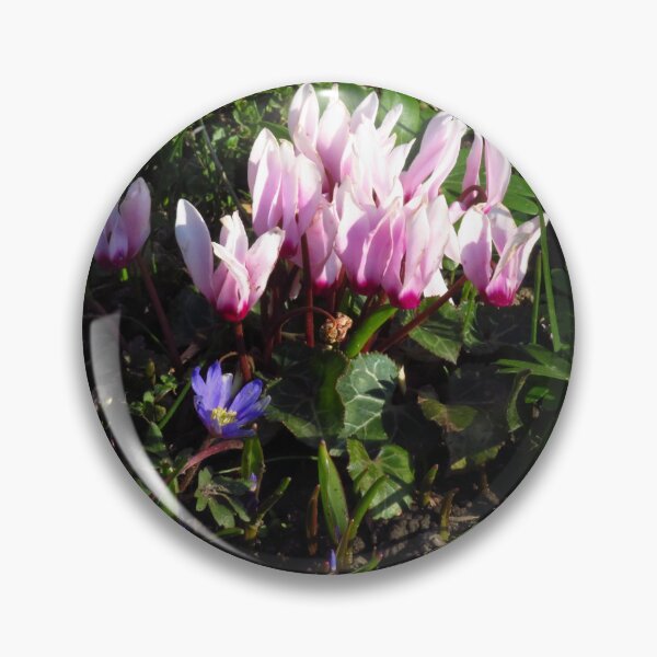 Item preview, Pink Cyclamen and Purple Anemone Blanda designed and sold by wiggyofipswich.
