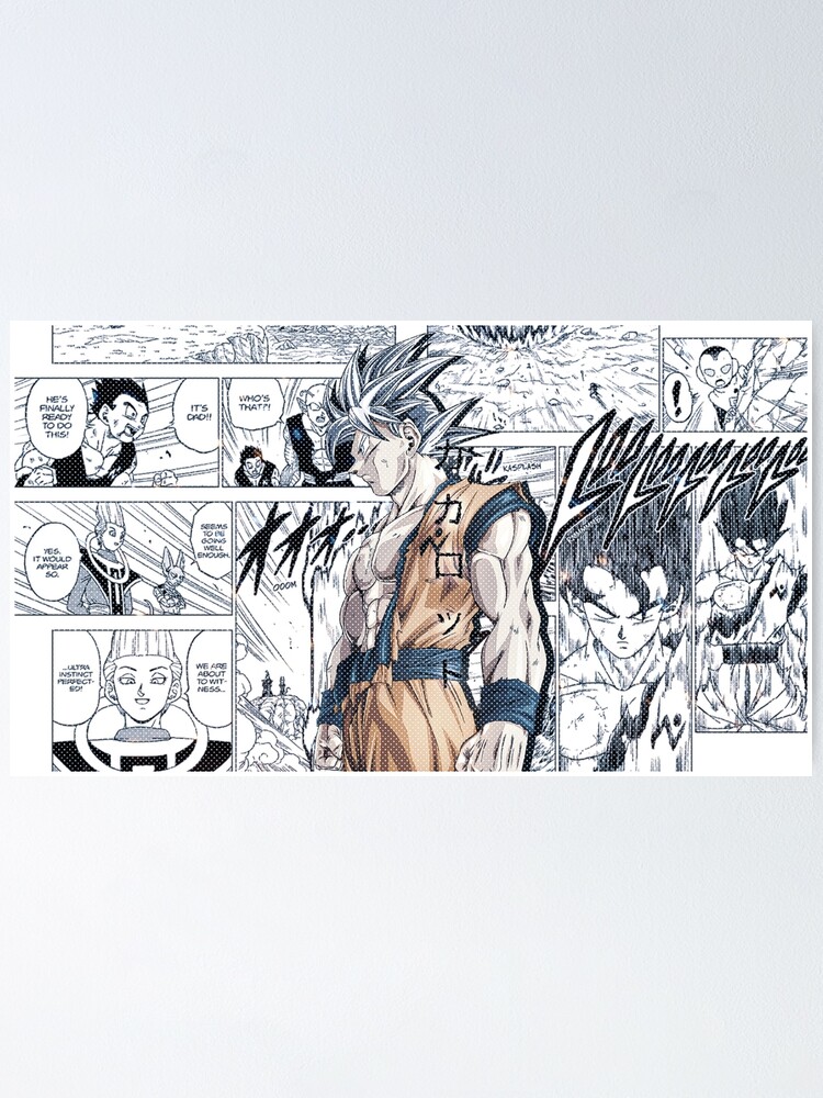 Dragon Ball Z Anime Saiyan Wall Décor Manga Panel Paper Print