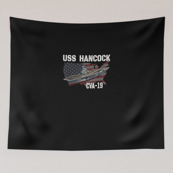 Item preview, USS Hancock CVA-19 Aircraft Carrier Veterans Day Fathers Day designed and sold by DecarloCharact.