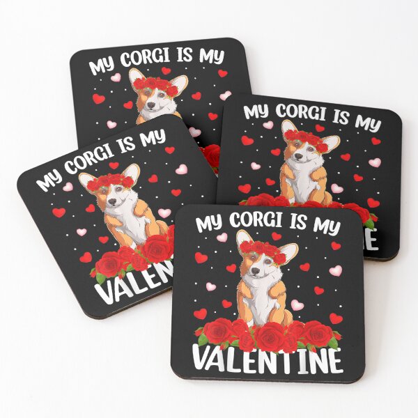 Item preview, Corgi Dog Lover Red Rose Flower Corgi Valentine's Day  designed and sold by vergielx.