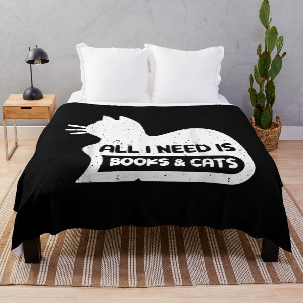Item preview, Cat Lovers All I Need Is Books Cats Book designed and sold by vergielx.