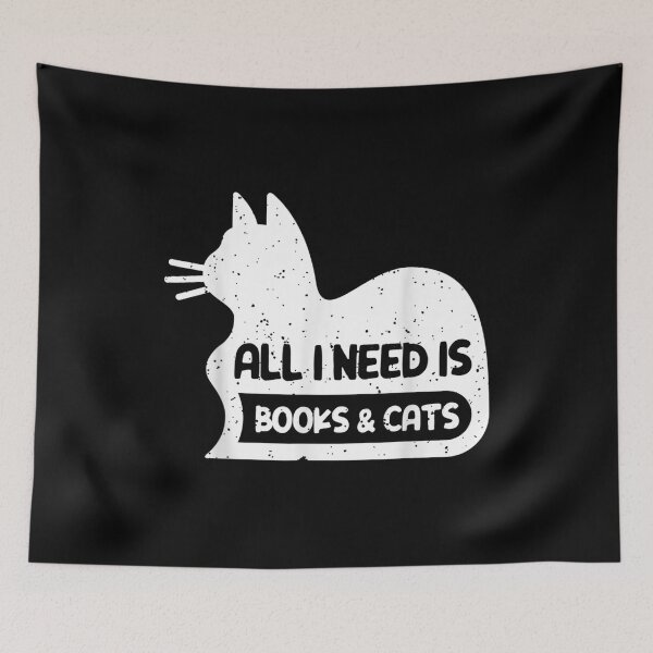 Item preview, Cat Lovers All I Need Is Books Cats Book  designed and sold by vergielx.
