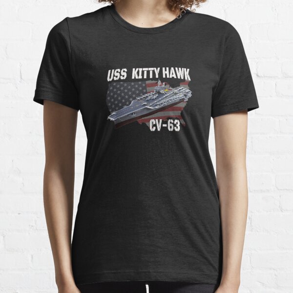 USS Kitty Hawk CV-63 Aircraft Carrier Veterans Day Essential T-Shirt