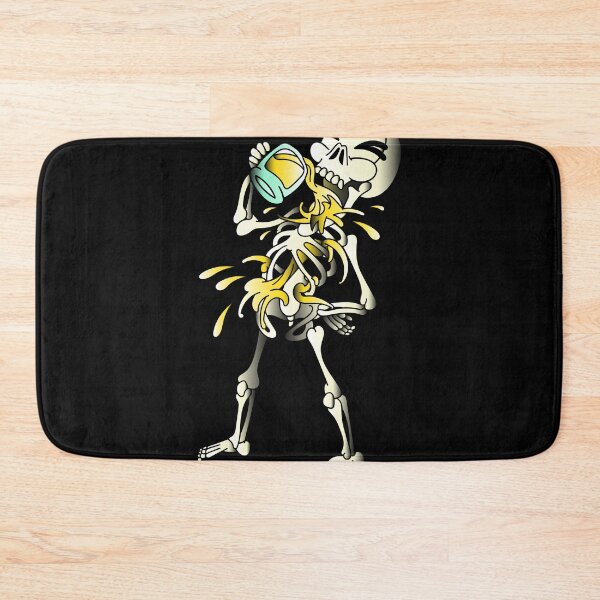 Item preview, skull beer cartoon designed and sold by cat poe.
