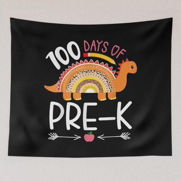 Item preview, 100 Days Of School Dinosaur Rainbow Pre K 100th Day Gift  designed and sold by vergielx.