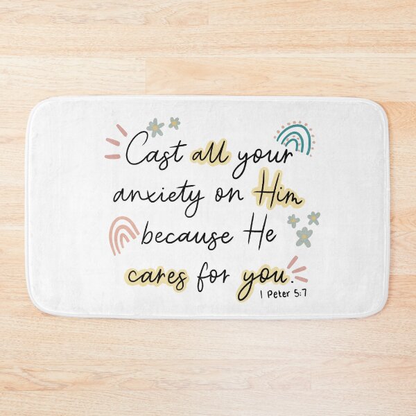 Item preview, Cast all your anxiety on Him designed and sold by Handdrawnbyzoe.