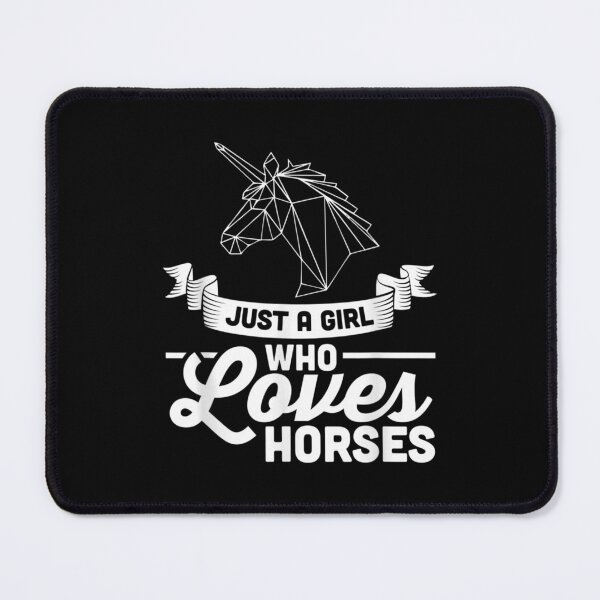 Item preview, Just A Girl Who Loves Horses Funny Horse Lover Gift designed and sold by vergielx.