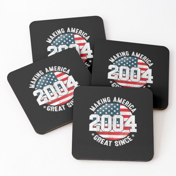 Item preview, Making America Great Since 2004 USA Flag Retro 18th Birthday designed and sold by DecarloCharact.