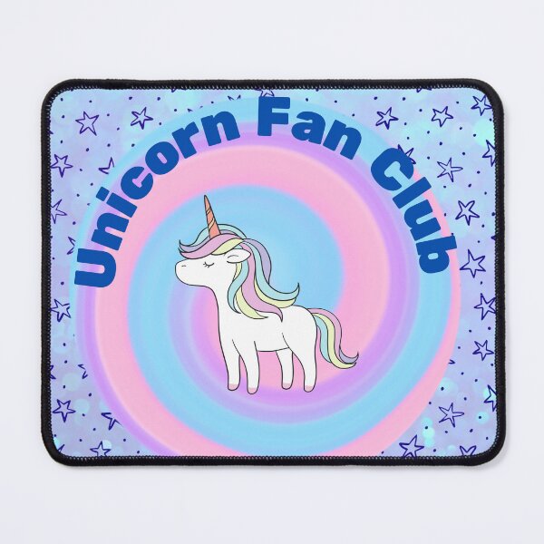 Item preview, Starry Background Unicorn With Circular Pattern Iridescent Blue Background designed and sold by debmund.
