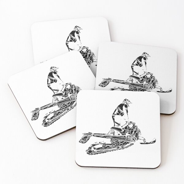 Item preview, A snowmobile in winter in the snow and cold designed and sold by Gilbygilles.