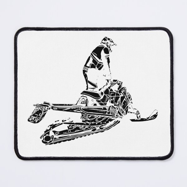 Item preview, A snowmobile in winter in the snow and cold designed and sold by Gilbygilles.