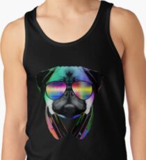 Music Love Pug Tank Top