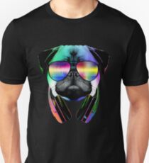 Music Love Pug Unisex T-Shirt