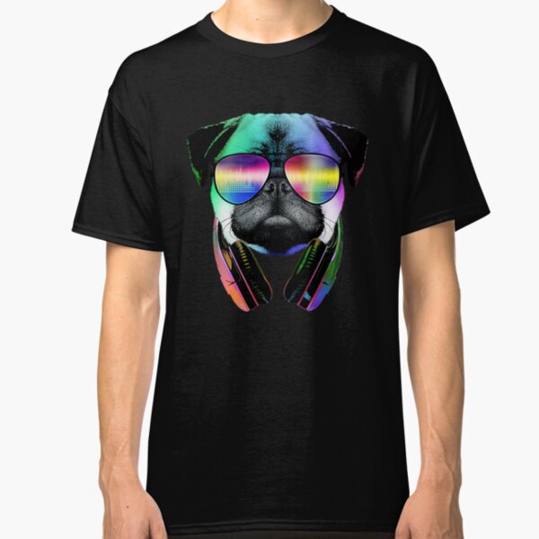Music Love Pug Classic T-Shirt