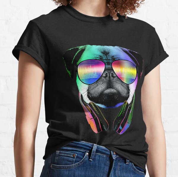 Music Love Pug Classic T-Shirt