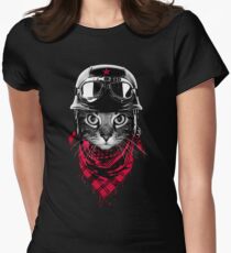Adventurer Cat Women's Fitted T-Shirt
