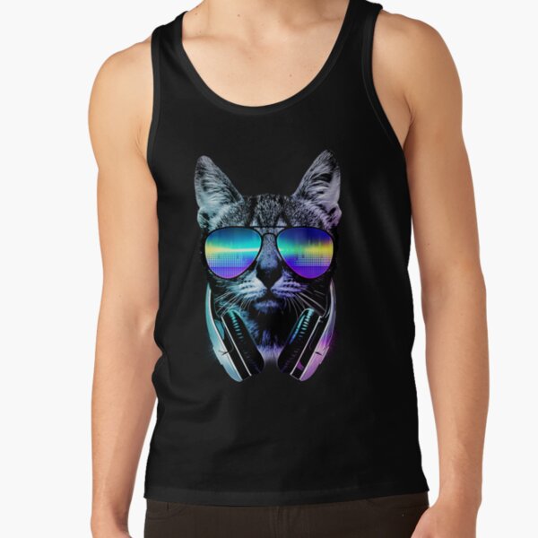 Music Lover Cat Tank Top