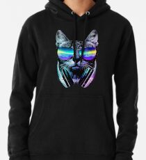 Sudadera con capucha Music Lover Cat