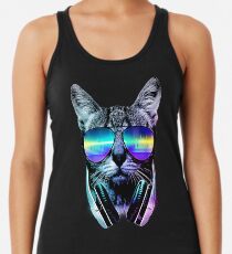 Musikliebhaber Katze Tanktop für Frauen