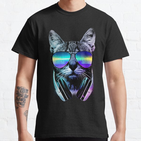 Music Lover Cat Classic T-Shirt