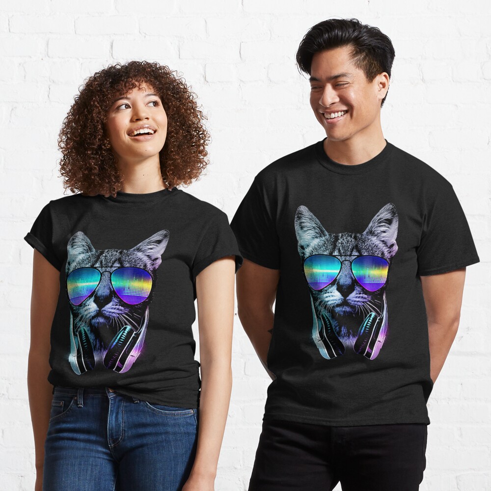 Music Lover Cat Classic T-Shirt