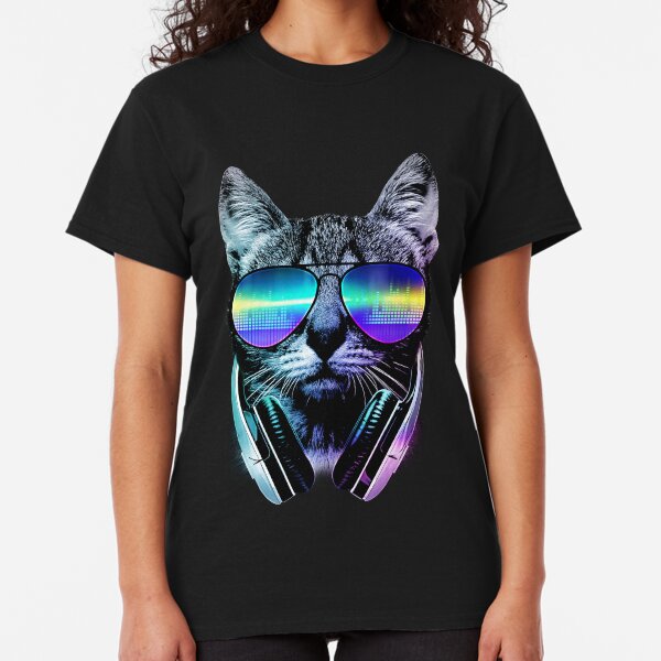 Music Lover Cat Classic T-Shirt