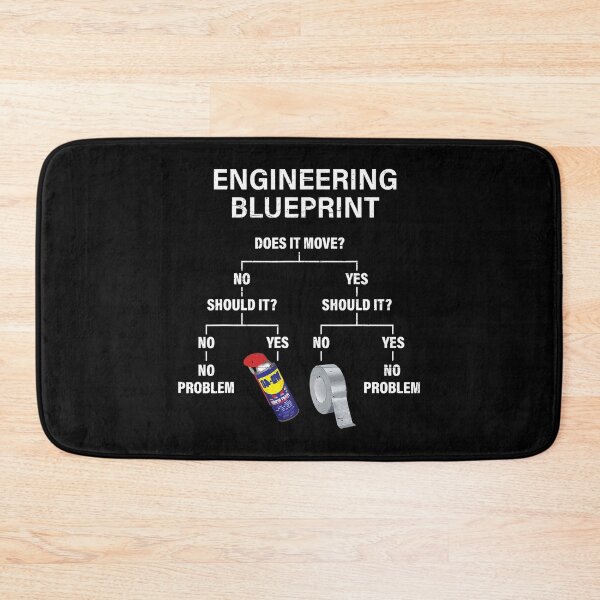Item preview, Engineering Blueprint - Funny Engineer designed and sold by SanaiColton.