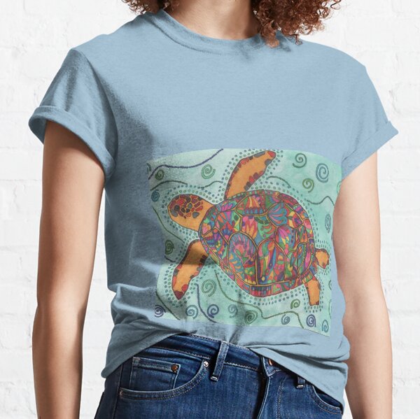 Colourful turtle  Classic T-Shirt