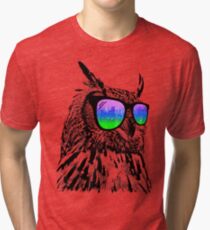 Cool Owl Tri-blend T-Shirt