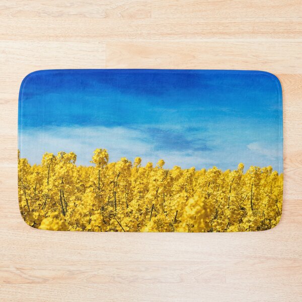 Item preview, Yellow and Blue - Canola Field in Bloom designed and sold by Dyrk Wyst Redbubble Shop.
