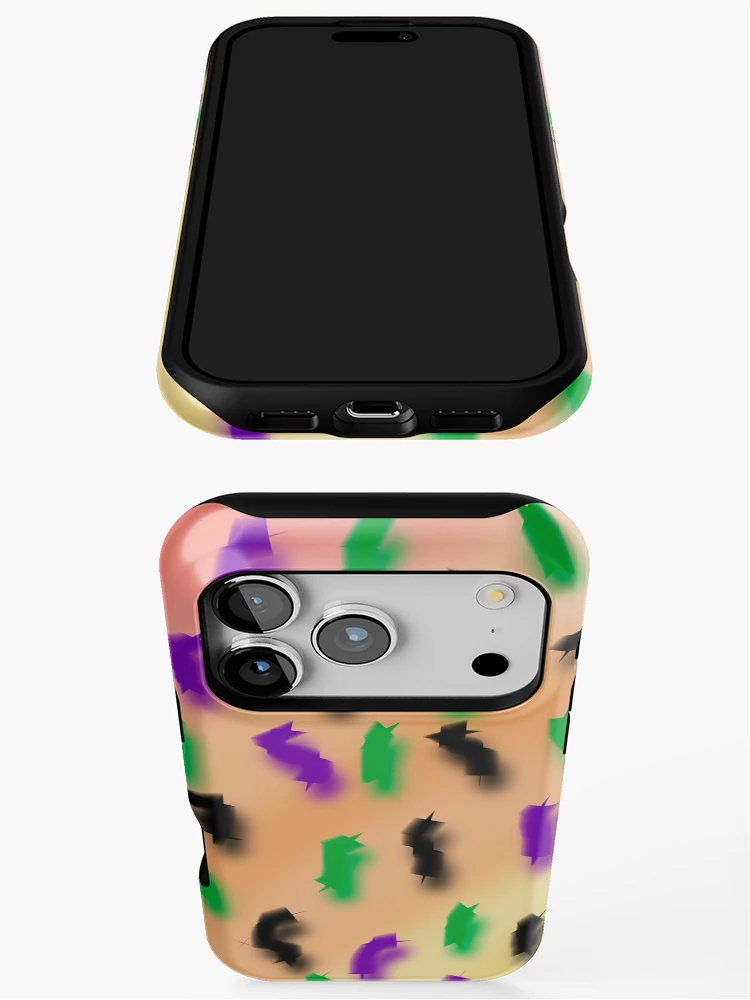 Thumbnail 3 of 4, iPhone Case, crazy lines pattern designed and sold by Meo Design.