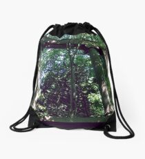 Lost Places - Forest Ruines Drawstring Bag