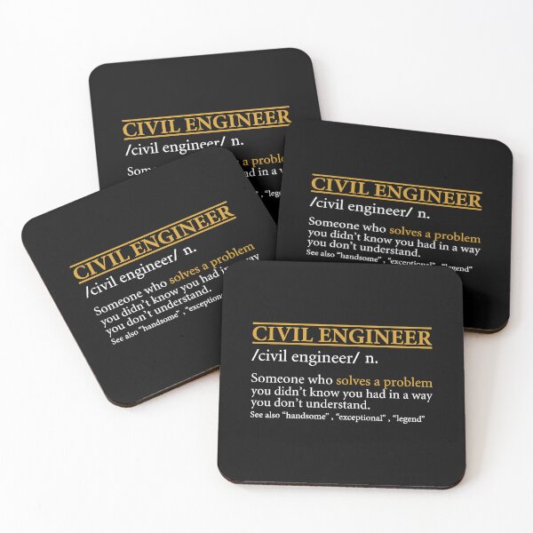 Item preview, Civil Engineer Definition - Funny Engineer designed and sold by SanaiColton.