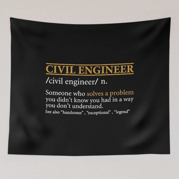Item preview, Civil Engineer Definition - Funny Engineer designed and sold by SanaiColton.