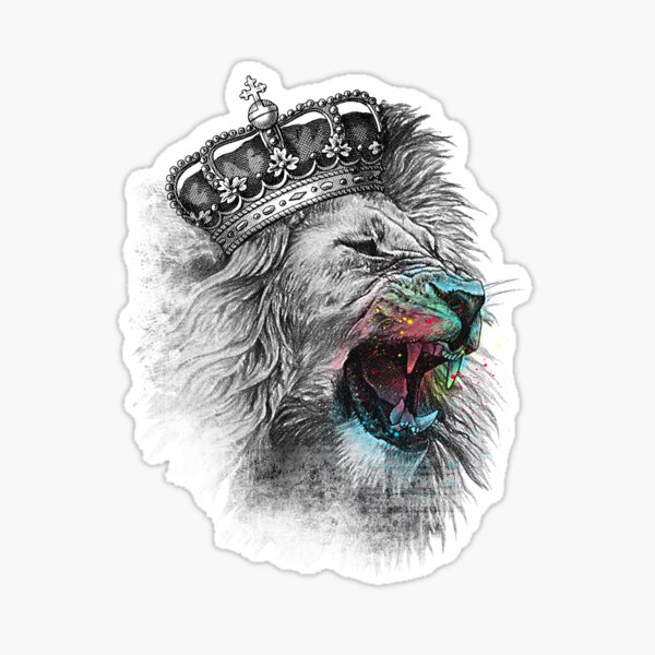 Roi lion Sticker