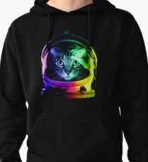 Astronaut Cat Pullover Hoodie