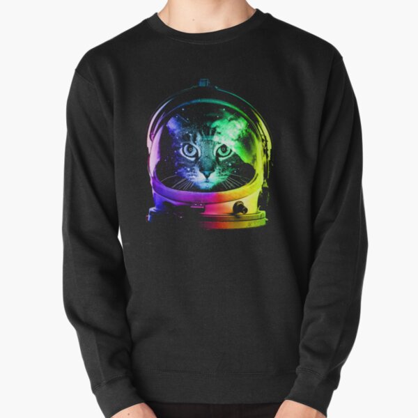 Astronaut Cat Pullover Sweatshirt