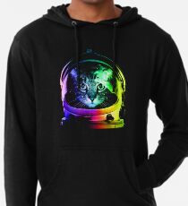 Astronaut Cat Lightweight Hoodie